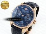 portugieser perpetual calendar rg 5033 apsf 11 best edition blue dial on black leather strap a52610 clone1