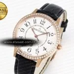 rendez vous night day rg apsf 11 best edition white textured dial diamonds bezel on black leather strap a8981