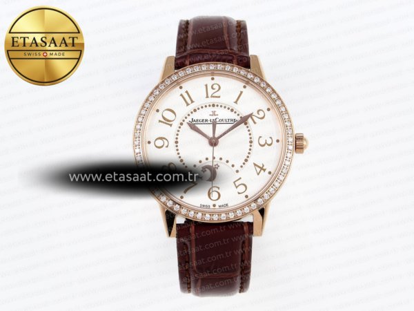 Jaeger-LeCoultre Rendez-Vous Gece Gündüz Beyaz A898 S2 Eta Saat - 1:1 Süper Klon Replika Saat