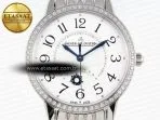 rendez vous night day ss apsf 11 best edition whitetextured dial diamonds bezel on ss bracelet a8984