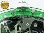 rm026 green transparent tourbillon rm best edition panda skeleton dial on rubber strap19