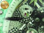 rm026 green transparent tourbillon rm best edition panda skeleton dial on translucent rubber strap13