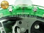 rm026 green transparent tourbillon rm best edition panda skeleton dial on translucent rubber strap20