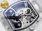 rm026 transparent tourbillon rm best edition panda skeleton dial on rubber strap18
