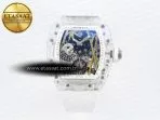 rm026 transparent tourbillon rm best edition panda skeleton dial on rubber strap3