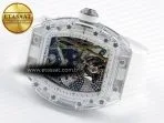rm026 transparent tourbillon rm best edition panda skeleton dial on rubber strap7