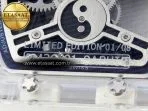 rm026 transparent tourbillon rm best edition panda skeleton dial on translucent rubber strap20