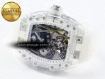rm026 transparent tourbillon rm best edition panda skeleton dial on translucent rubber strap7