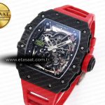 Richard Mille RM035 BLACK CARBON ON RED RMUL2
