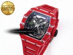 Richard Mille RM035 SKELETON DIAL ON RED RMUL2