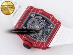 Richard Mille RM035 Red Carbon Skeleton Dial on White RMUL2 - Görsel 17