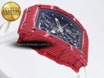 Richard Mille RM035 Red Carbon Skeleton Dial on White RMUL2 - Görsel 9
