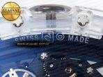 rm035 transparent rmf best edition skeleton blue dial on white rubber strap clone rmul219