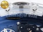 rm035 transparent rmf best edition skeleton blue dial on white rubber strap clone rmul219