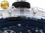 rm035 transparent rmf best edition skeleton dial on black rubber strap clone rmul219
