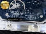 rm035 transparent rmf best edition skeleton dial on black rubber strap clone rmul221
