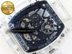 rm035 transparent rmf best edition skeleton dial on translucent rubber strap clone rmul217