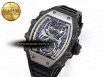 rm21 01 ss tourbillon rmf best edition skeleton dial on black rubber strap2