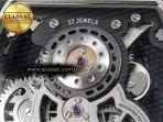 rm21 01 ss tourbillon rmf best edition skeleton dial on black rubber strap21