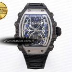 Richard Mille RM21-01 SS İskelet Kadran Siyah Eta Saat - Görsel 3 - 1:1 Süper Klon Saat