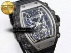 rm21 01 ss tourbillon rmf best edition skeleton dial on black rubber strap5