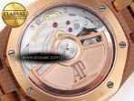Audemars Piguet Blue Dial Diamonds Bezel on RG - Görsel 17