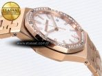 Audemars Piguet White Dial Diamonds Swiss Quartz - Görsel 9
