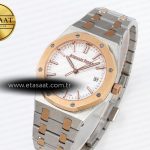 Audemars Piguet White Dial on SS/RG Bracelet Swiss Quartz