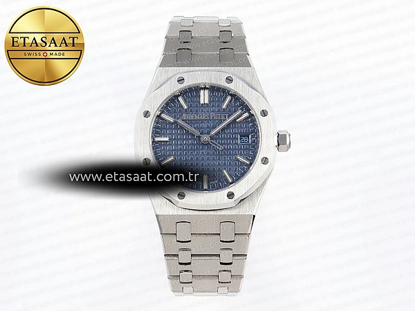 Audemars Piguet Mavi Kadran A5800 Eta Saat - 1:1 Süper Klon Replika Saat