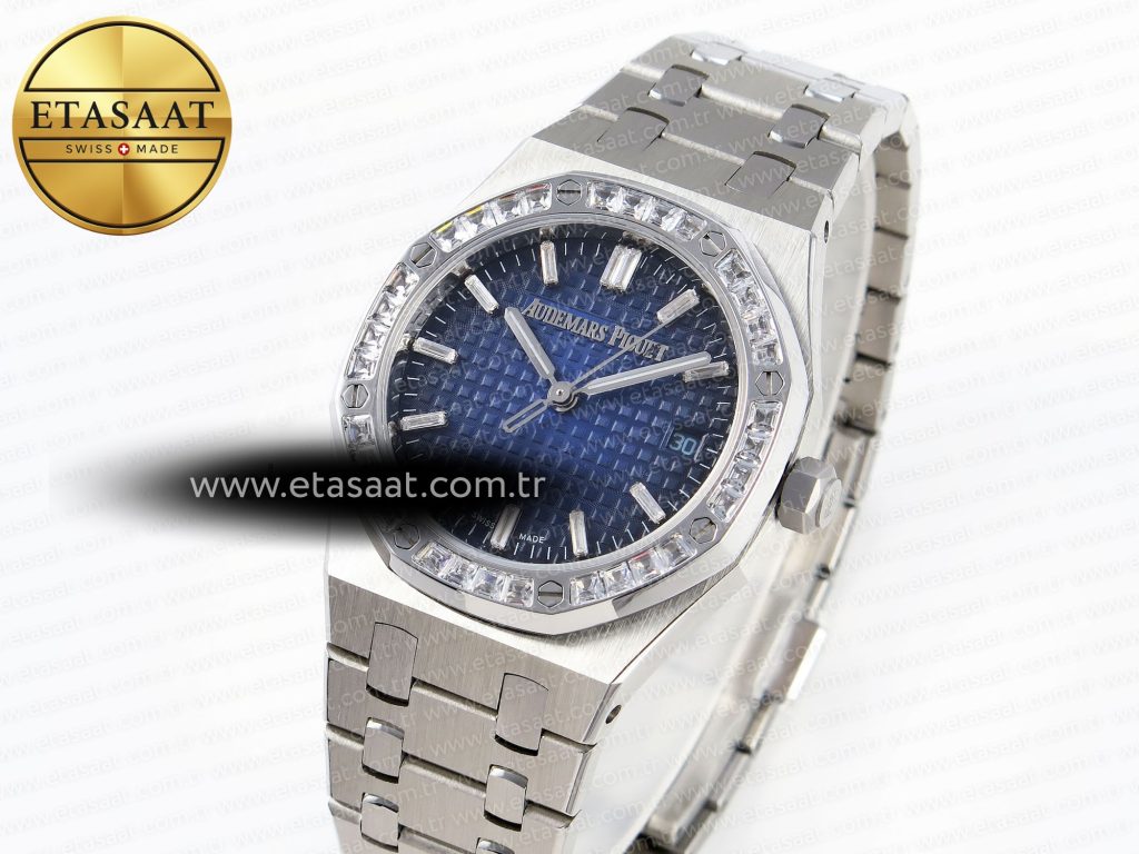 royal oak 34mm ss bf best edition blue diamonds dial diamonds bezel on ss bracelet a58002 royal oak 34mm ss bf best edition blue diamonds dial diamonds bezel on ss bracelet a58002