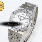 Audemars Piguet WHITE DIAL DIAMONDS BEZEL ON SS A5800