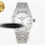 Audemars Piguet Royal Oak 37MM 15450 Beyaz Dokulu SA3120 Eta Saat - Görsel 3 - 1:1 Süper Klon Saat