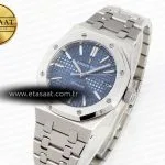royal oak 37mm 15450 ss ipf best edition blue dial on ss bracelet sa3120 super clone1