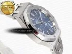 royal oak 37mm 15450 ss ipf best edition blue dial on ss bracelet sa3120 super clone7