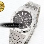 royal oak 37mm 15450 ss ipf best edition gray dial on ss bracelet sa3120 super clone1