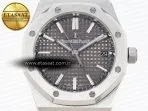 royal oak 37mm 15450 ss ipf best edition gray dial on ss bracelet sa3120 super clone4