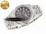 royal oak 37mm 15450 ss ipf best edition gray dial on ss bracelet sa3120 super clone5