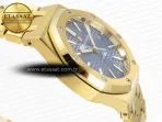royal oak 37mm 15450 yg ipf best edition blue dial on yg bracelet sa3120 super clone8