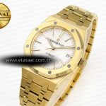 royal oak 37mm 15450 yg ipf best edition white dial on yg bracelet sa3120 super clone1
