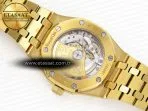 royal oak 37mm 15450 yg ipf best edition white dial on yg bracelet sa3120 super clone15