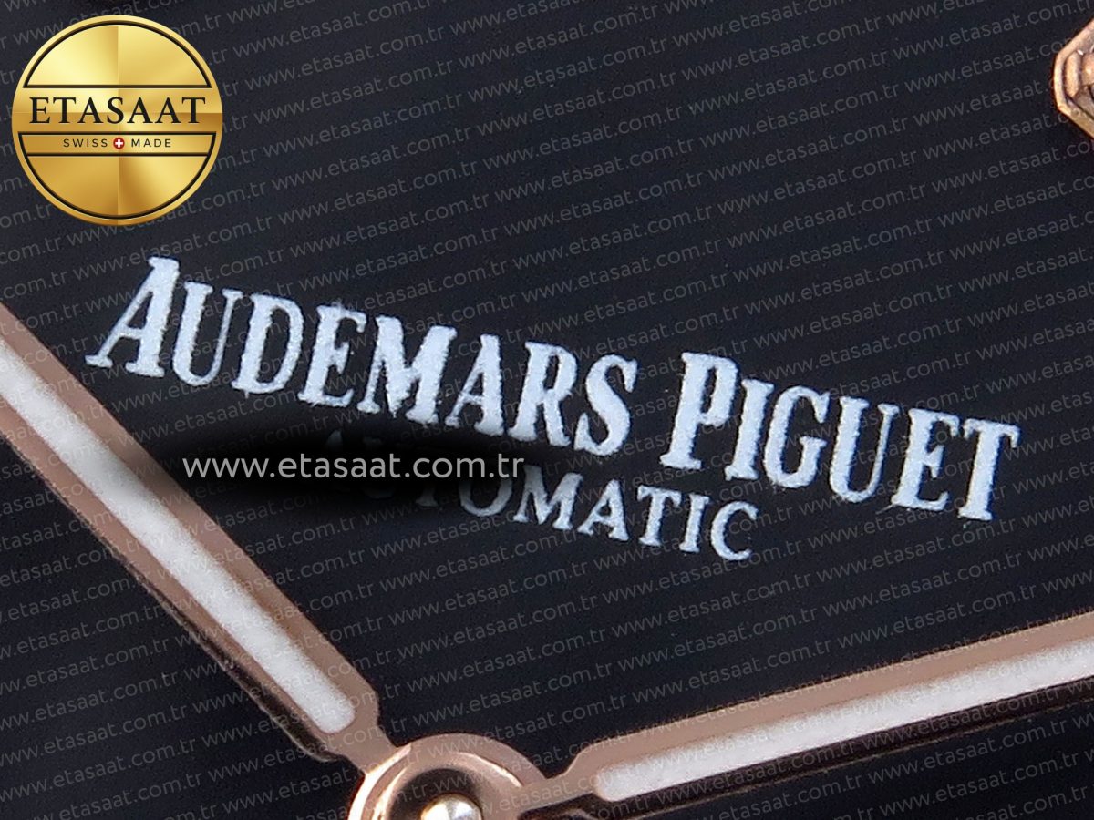 Audemars Piguet Royal Oak 39mm 15202 Black Diamonds Dial on RG A2121 - Görsel 10