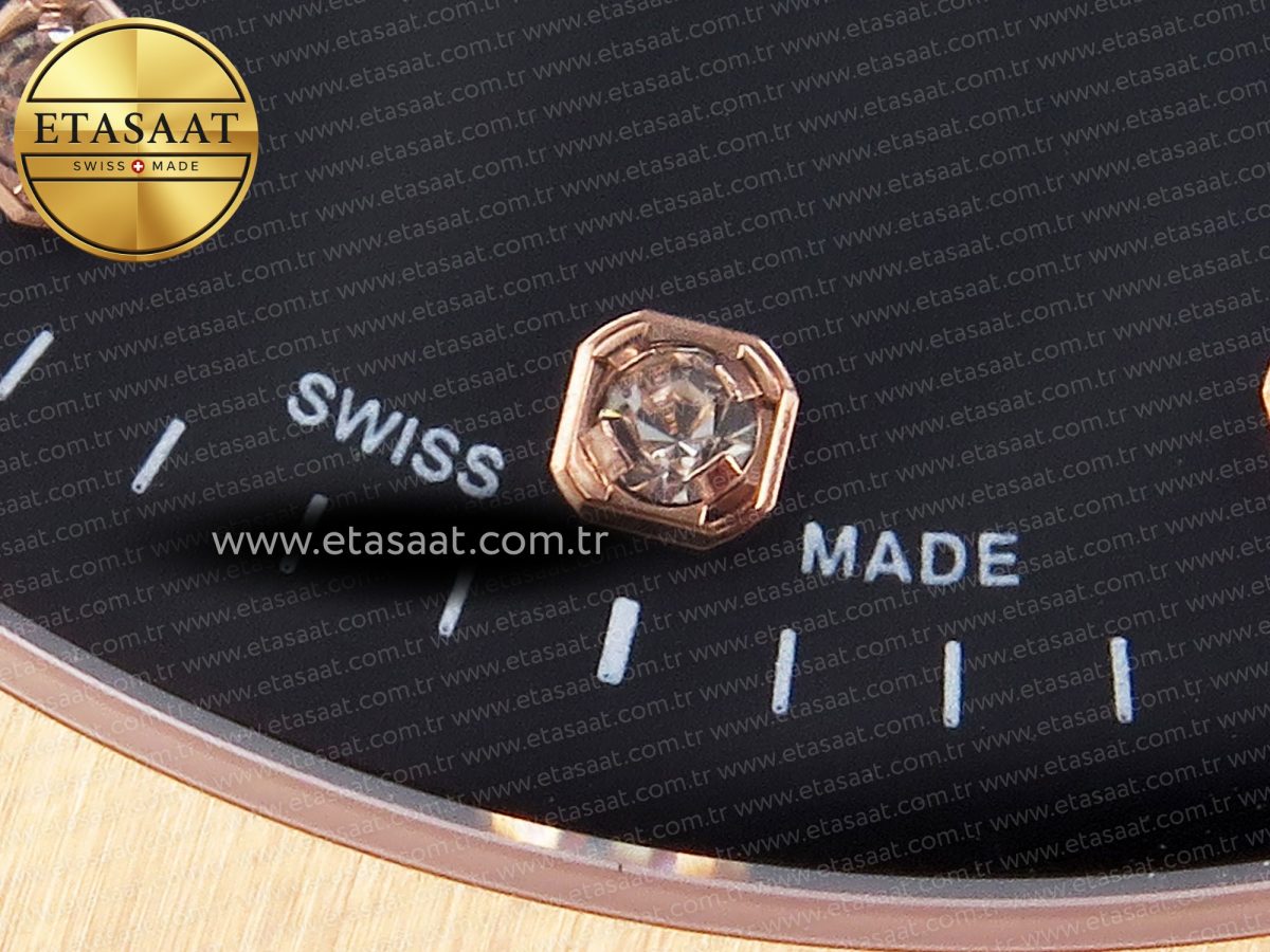 Audemars Piguet Royal Oak 39mm 15202 Black Diamonds Dial on RG A2121 - Görsel 13
