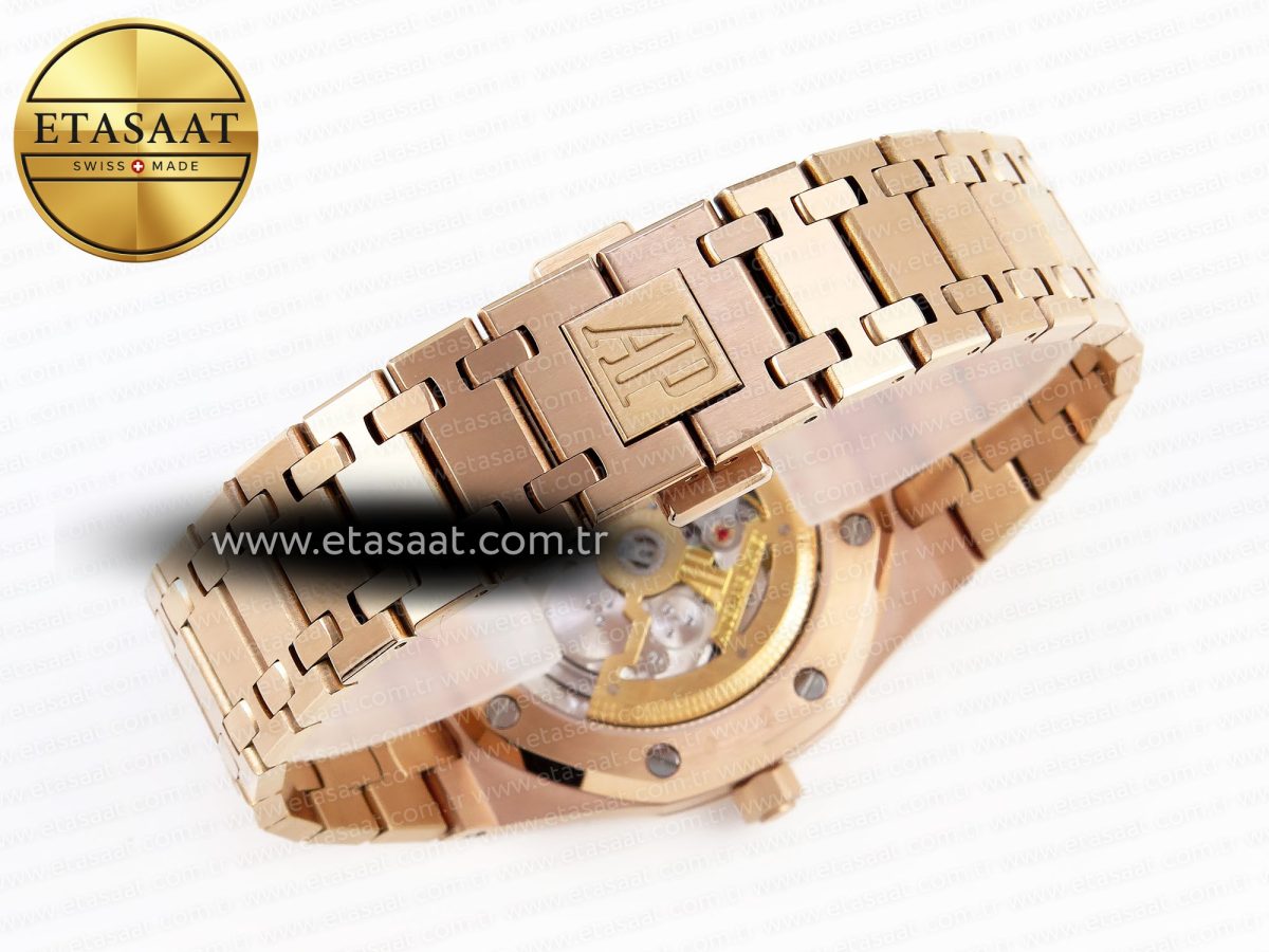 Audemars Piguet Royal Oak 39mm 15202 Black Diamonds Dial on RG A2121 - Görsel 16