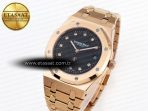 Audemars Piguet Royal Oak 39mm 15202 Black Diamonds Dial on RG A2121 - Görsel 2