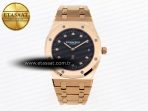 Audemars Piguet Royal Oak 39mm 15202 Black Diamonds Dial on RG A2121 - Görsel 3
