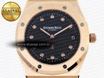 Audemars Piguet Royal Oak 39mm 15202 Black Diamonds Dial on RG A2121 - Görsel 4