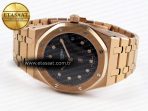 Audemars Piguet Royal Oak 39mm 15202 Black Diamonds Dial on RG A2121 - Görsel 6