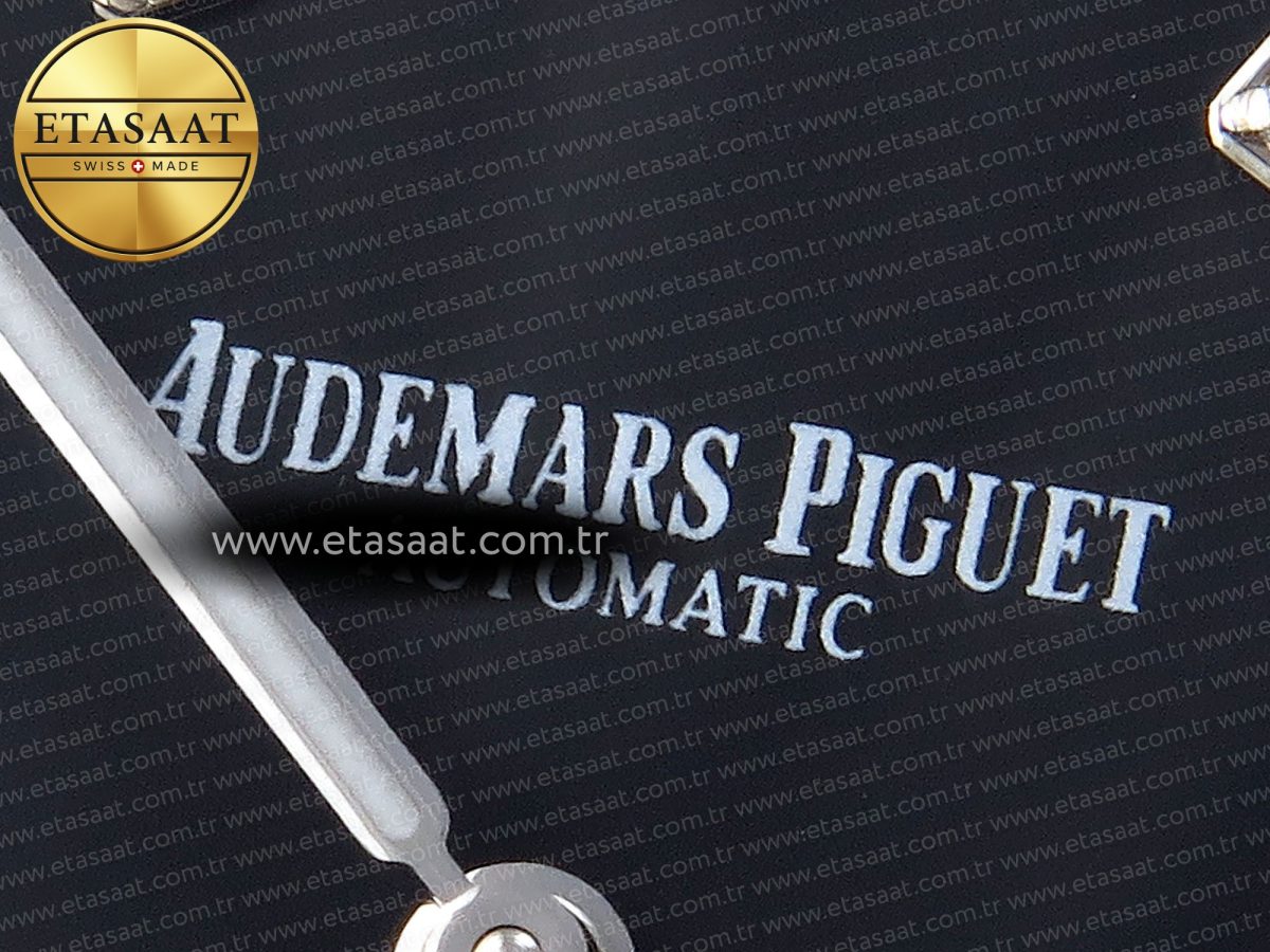 Audemars Piguet Royal Oak 39mm 15202  Black Dial on SS A2121 - Görsel 10
