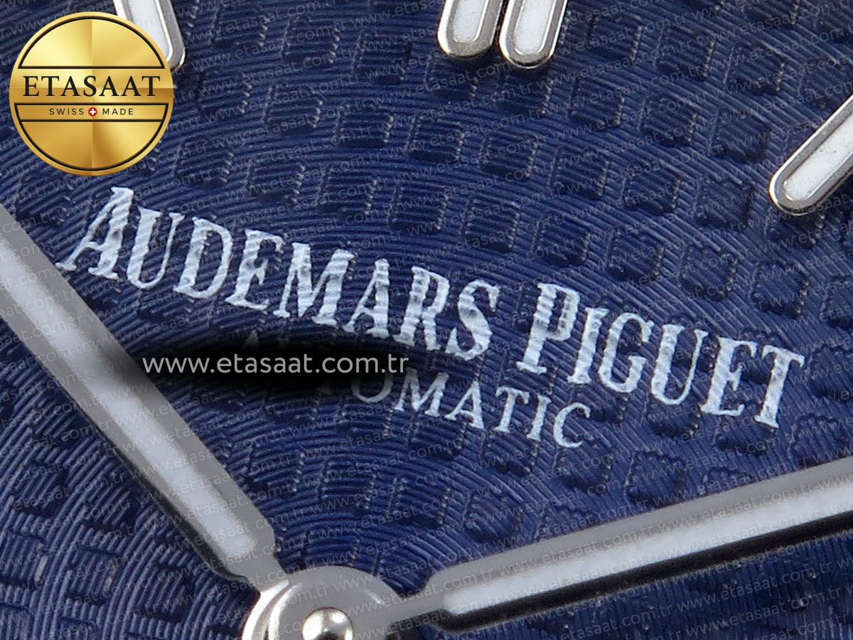 Audemars Piguet Royal Oak 39mm 15202 Blue/Black Dial on SS A2121 - Görsel 10