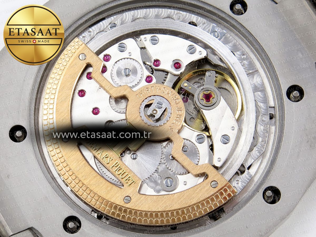 Audemars Piguet Royal Oak 39mm 15202 Blue/Black Dial on SS A2121 - Görsel 20